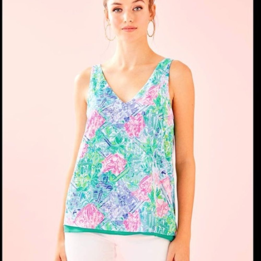 Lilly Pulitzer Reversible Florin Top